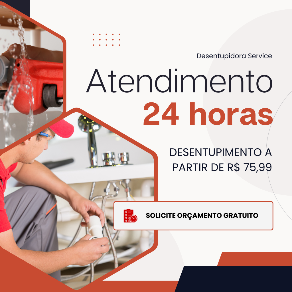 Empresa de Desentupidora 24 horas